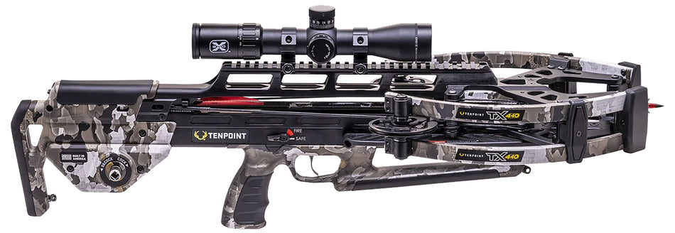 TenPoint TRX 440 Crossbow with ACUslide Maxx EVO-X Marksman Elite Scope Vektra Camo