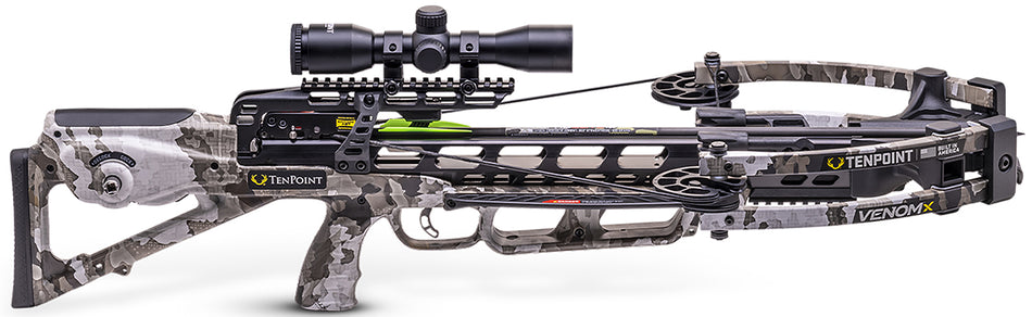 TenPoint Venom X Lightweight Crossbow Package with ACUslide and Pro-View 400 Vektra