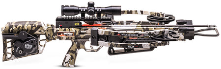 TenPoint RDX 410 Crossbow Package ACUdraw Silent Cocking Pro-View 400 Scope Peak XT Camo