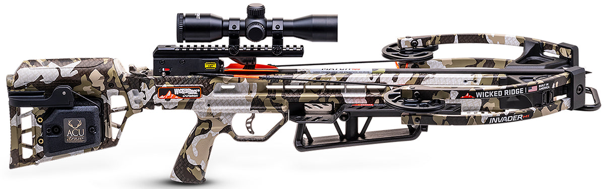 TenPoint Invader M1 Compact Crossbow Package with ACUdraw and Pro-View 400 Peak XT Camo