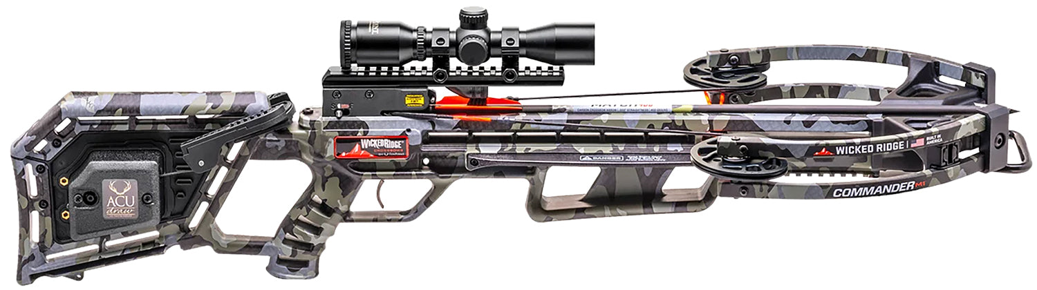 TenPoint Commander M1 Crossbow Package with Integrated ACUdraw and Multi-Line Scope Camo