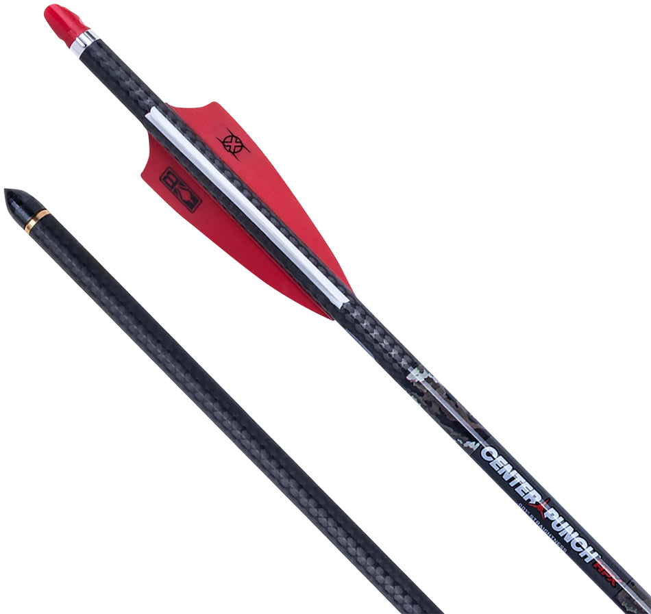 TenPoint CenterPunch HPX 20" Spine-Aligned Carbon Arrow Alpha Nock .001 Straightness Red