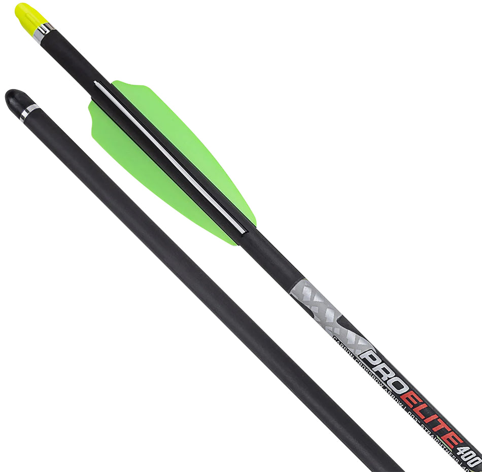 TenPoint Pro Elite 400 Carbon Arrow 20" 410-Grain Alpha Nock HP .003 Straightness Yellow