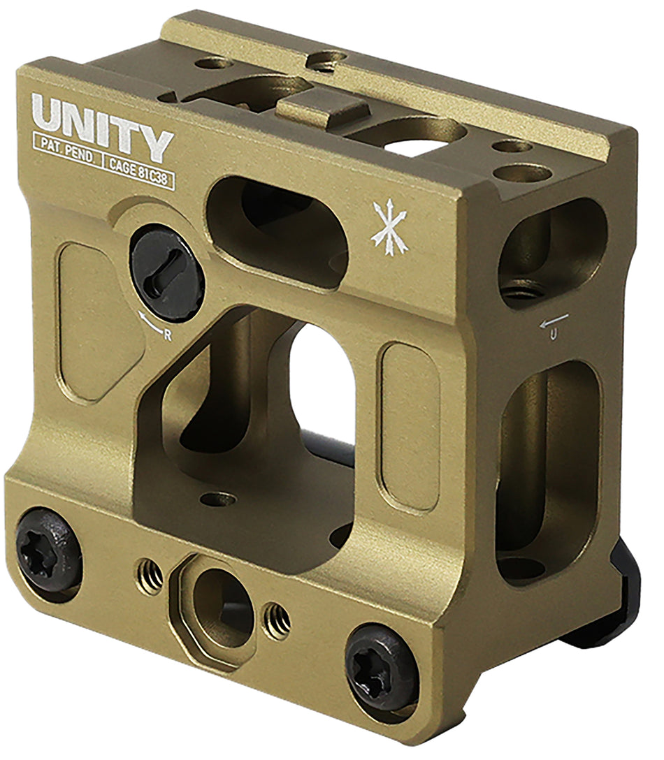 Unity Tactical LLC FAST Micro Mount FSTMICF Flat Dark Earth Anodized with BUIS