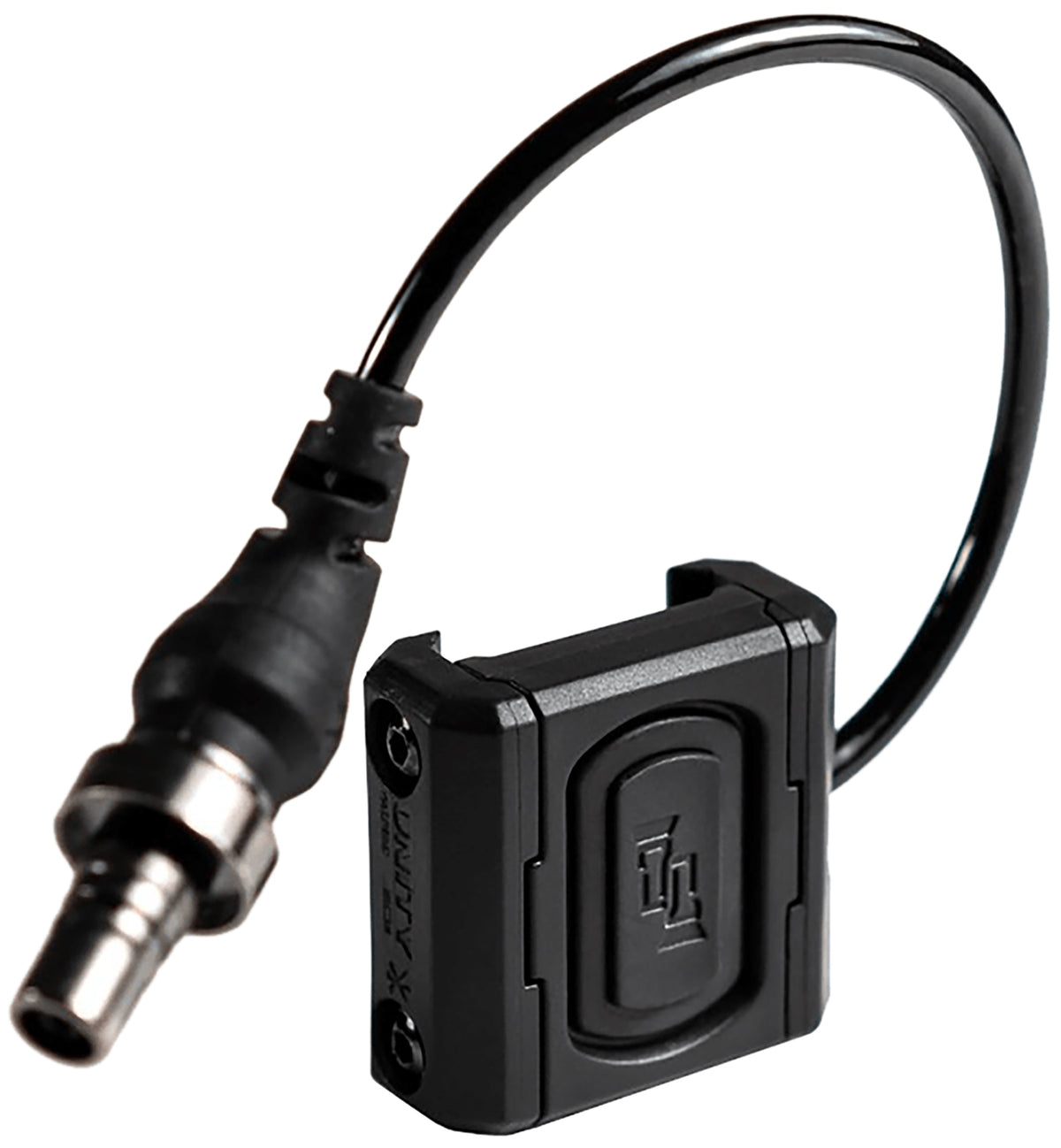 Unity Tactical ModButton Lite Black 4.5in SureFire Compatible Weapon Light Switch