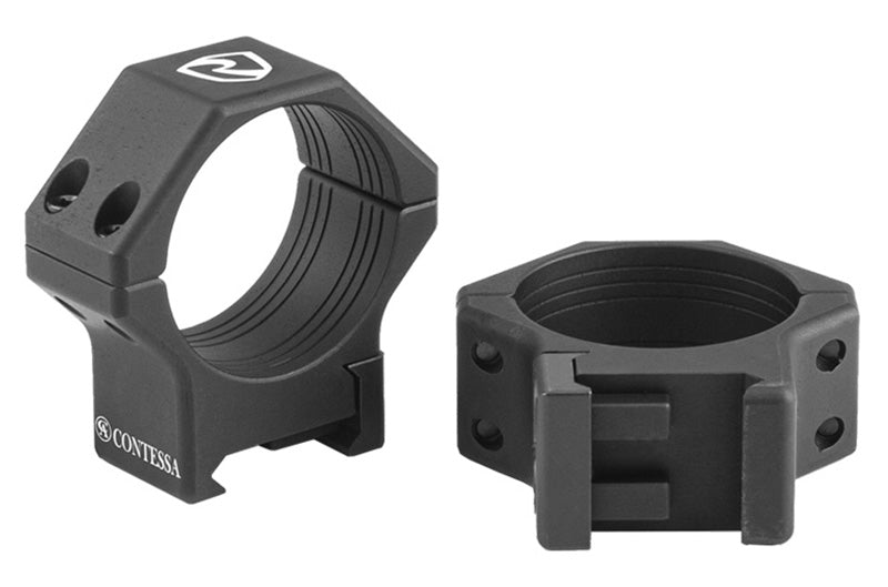 Riton XRC348A 34MM Light Picatinny Rings, 8mm