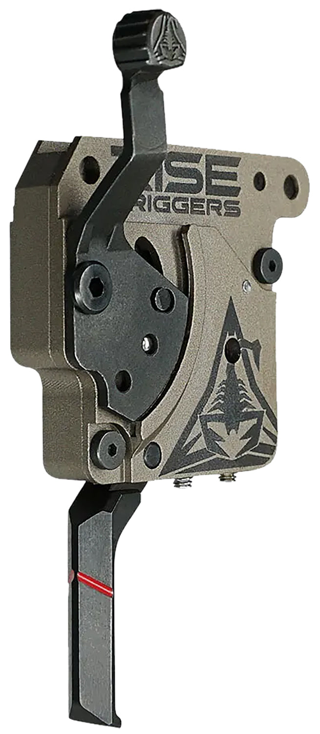Rise Armament Reliant Pro Flat Trigger Black FDE Finish Remington 700 Actions