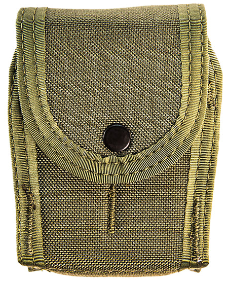 HSGI 41DC02OD TACO Duty Double Nylon OD Green Belt/MOLLE Mount Handcuff Carrier