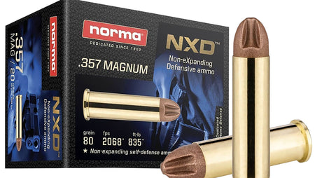 Norma NXD .357 Magnum 80 grain Monolithic ammunition