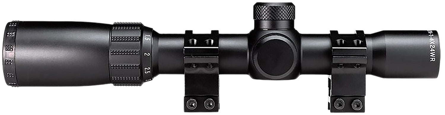 Sig Sauer Air T4 1-4x24mm 1-Inch Tube Mil-Dot Reticle Riflescope w/Picatinny Scope Rings