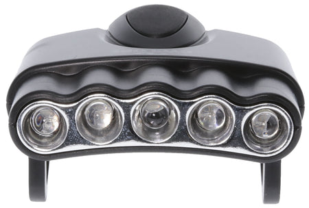 Cyclops CYC-HCPACK-W Orion Hat Clip Light 27 Lumens 5 White LEDs Black 5-Unit Pack
