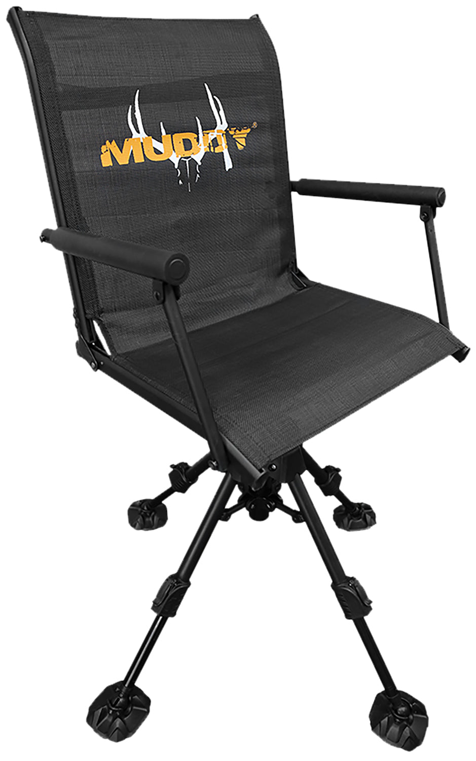 Muddy MUDMGS400AL Swivel-Ease XT Adjustable Hunting Ground Seat Black