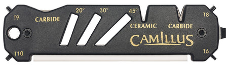 Camillus 19224 Black Glide Carbide/Ceramic Multi-Purpose Knife Sharpener with Screwdrivers