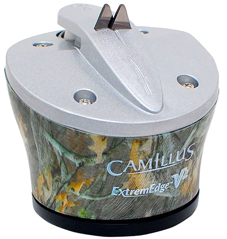 Camillus 18725 Extreme Edge Camo Carbide/Ceramic Knife Sharpener with Suction Cup Foot