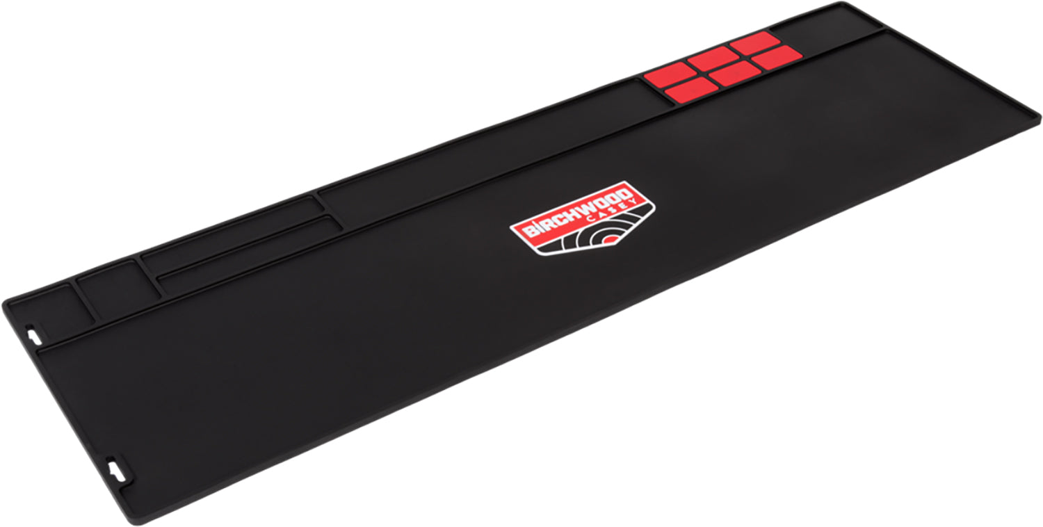 Birchwood Casey Model 30350 Rifle Cleaning Mat 36" x 11" Black/Red Rubber