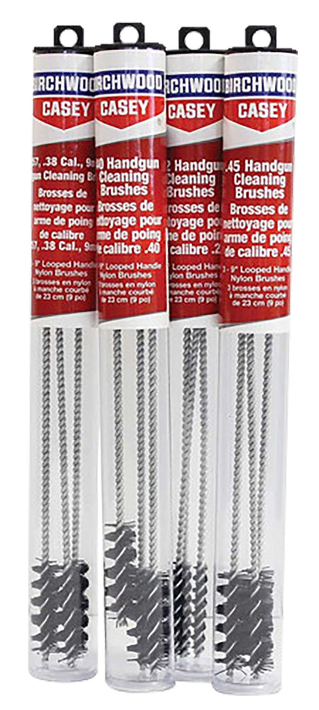 Birchwood Casey Model 41211 40 Cal Looped Handgun Cleaning Brushes 9" 3 Pack