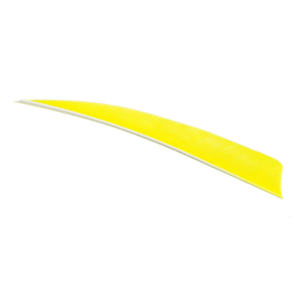 Trueflight 100-Pack Chartreuse RW 5 in. Shield Cut Arrow Feathers