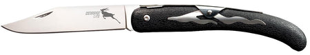 Cold Steel CS20KJZ Kudu Lite Folder 4.25" Clip Point Plain Satin 5Cr15MoV Blade, 5.75" Black Zy-Ex Handle
