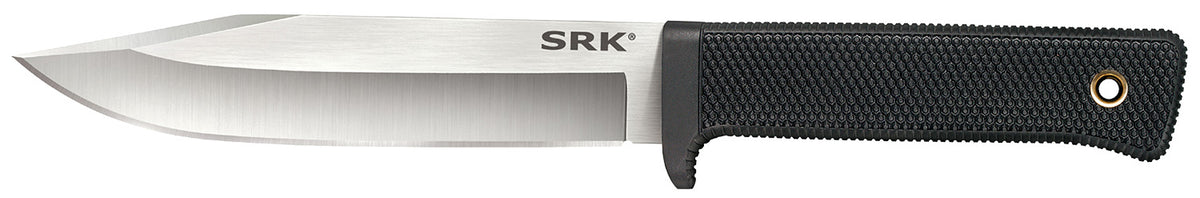 Cold Steel CS38CKE SRK 6" Fixed Blade Clip Point Plain 3-V Stainless, 4.75" Textured Kray-Ex Handle