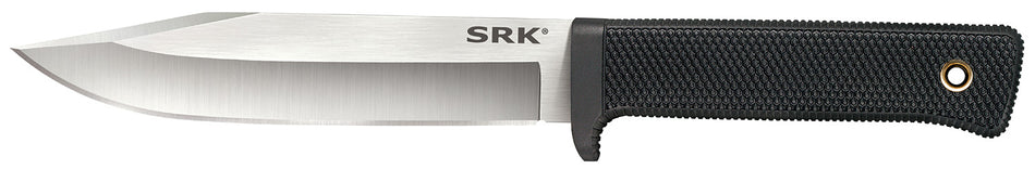 Cold Steel CS38CKE SRK 6" Fixed Blade Clip Point Plain 3-V Stainless, 4.75" Textured Kray-Ex Handle
