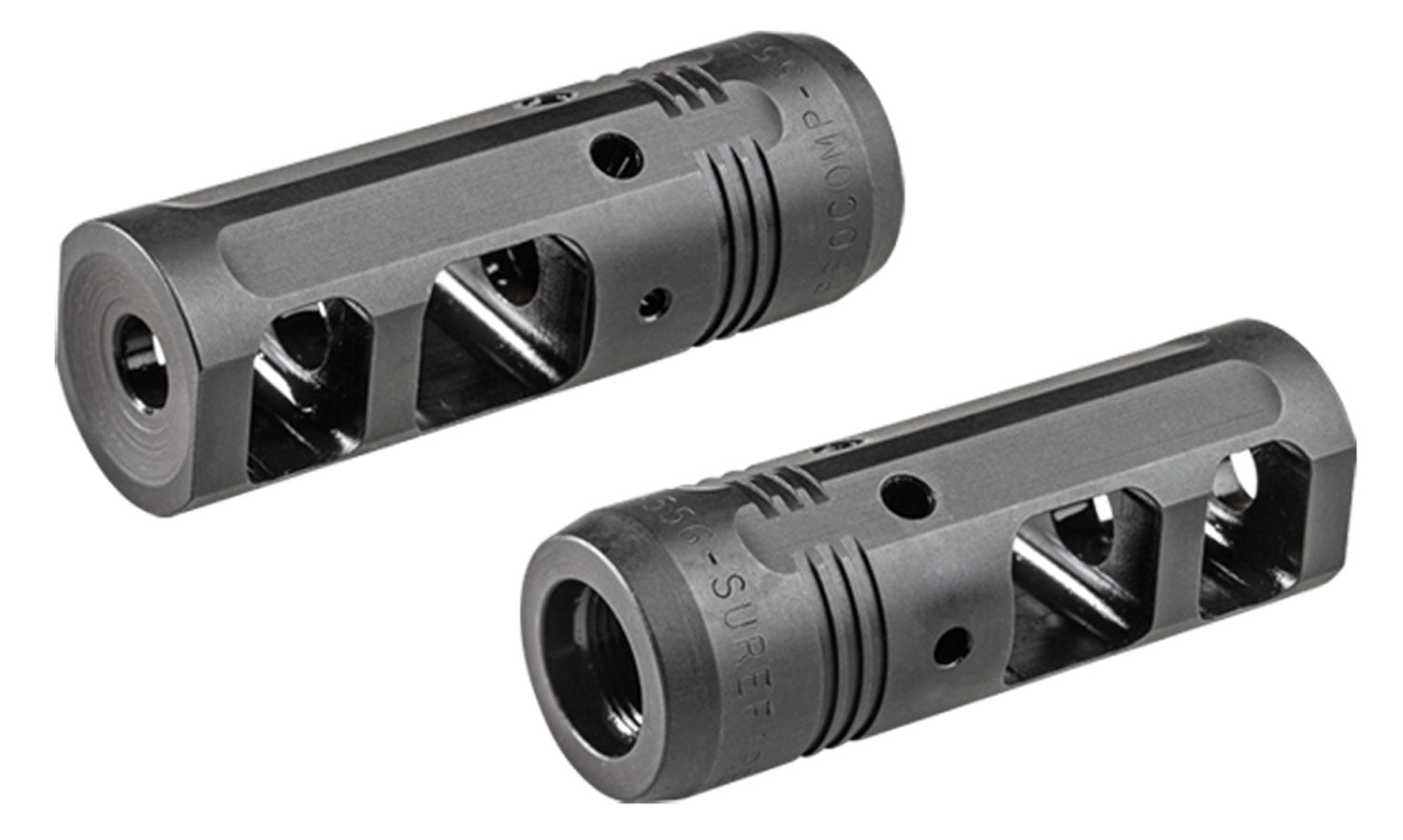 SureFire ProComp 556 Muzzle Brake for AR-15/M4, Black Nitride Steel, 1/2"-28 Threads