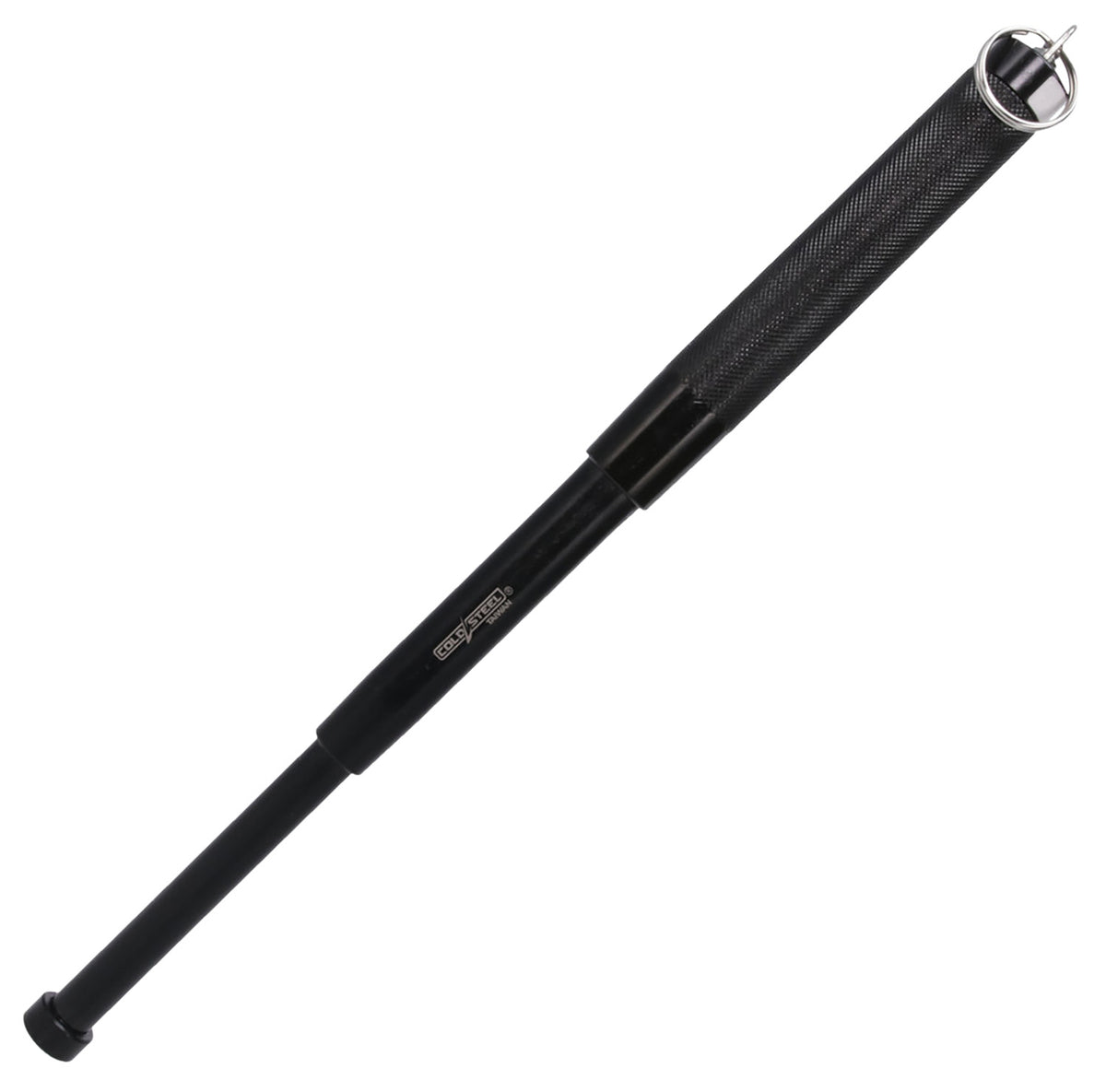 Cold Steel Compact Expandable Defense Baton Black Steel 7-12" Key Chain Included CSBT12