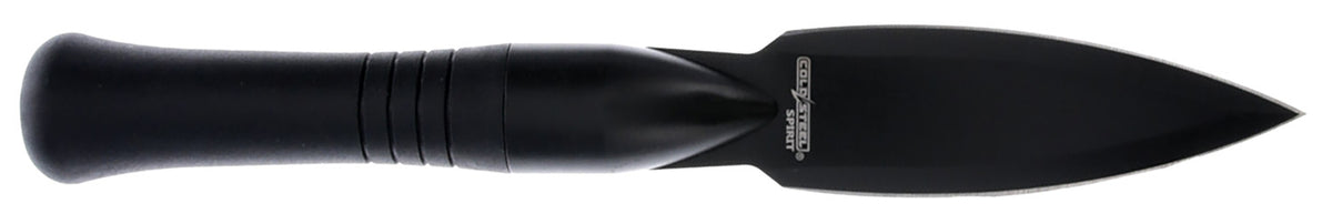 Cold Steel CSTHFS01NZ Spirit Spear Head 4.25" Fixed Spear Point 420 Stainless Steel Blade, Black 4" Handle