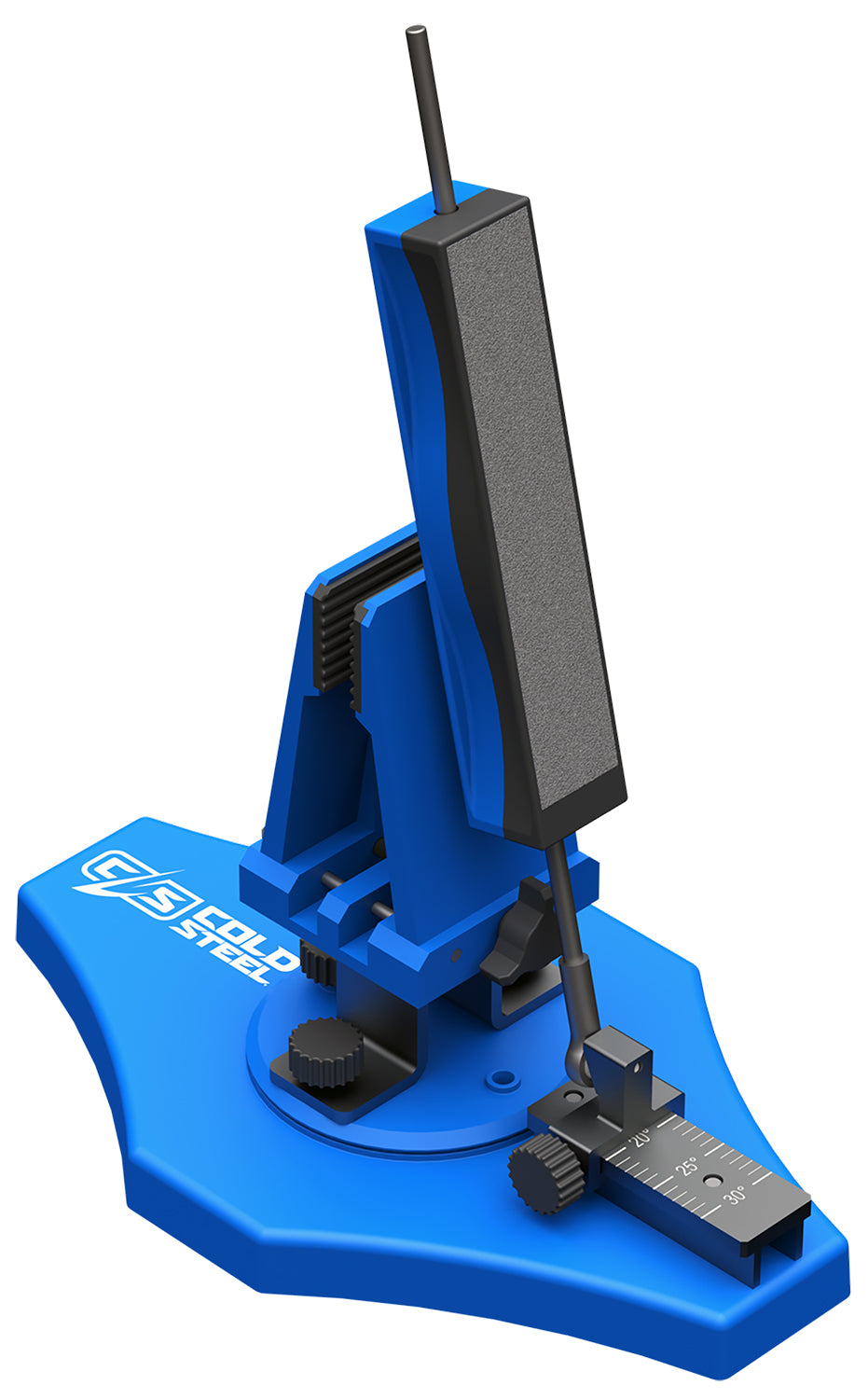 Cold Steel CSKSBKS Blue Fixed 4-Grit Diamond Benchtop Knife Sharpener Including Carry Case