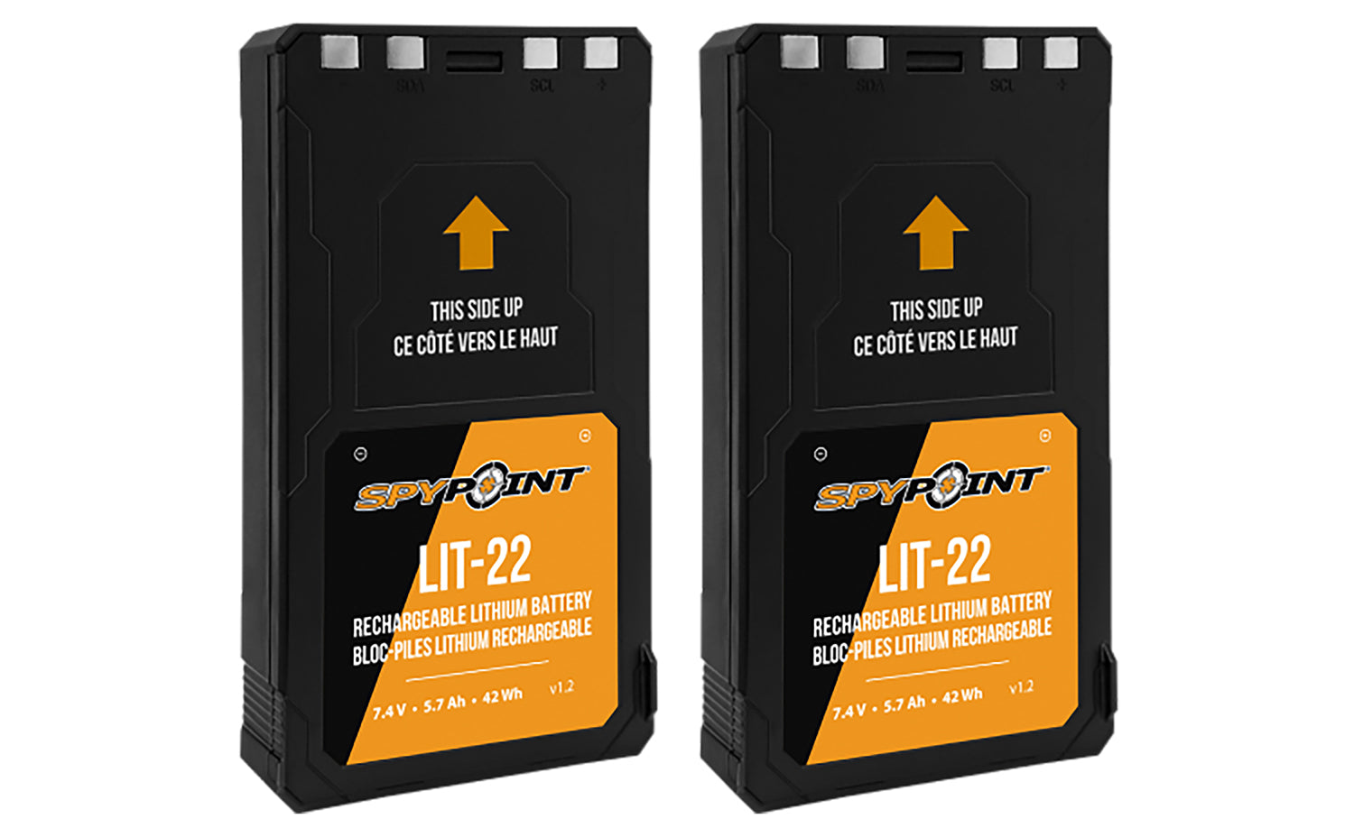 Spypoint LIT-22 Lithium Rechargeable Power Pack 7.4 Volt 2-Count Single Pack