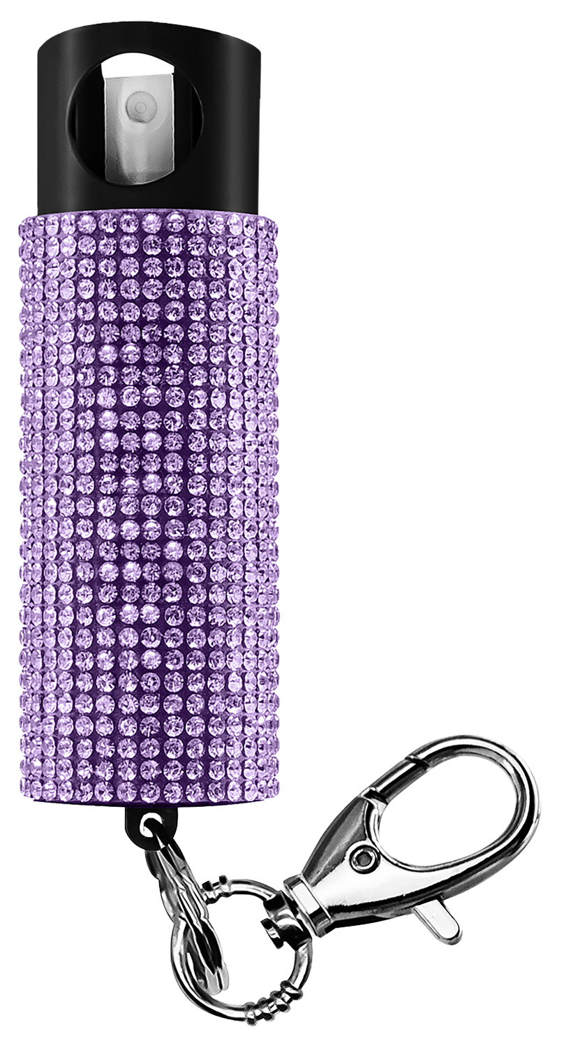 Guard Dog Bling-It-On Keychain Pepper Spray Lavender 18% OC UV Dye 16 ft 0.50 oz
