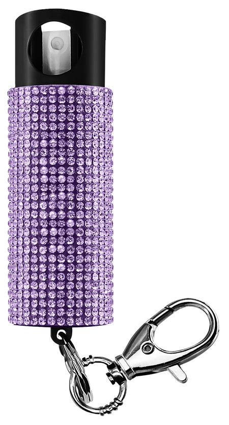 Guard Dog Bling-It-On Keychain Pepper Spray Lavender 18% OC UV Dye 16 ft 0.50 oz