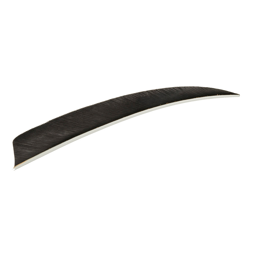 Trueflight 100-Pack Black LW 5 in. Shield Cut Arrow Feathers