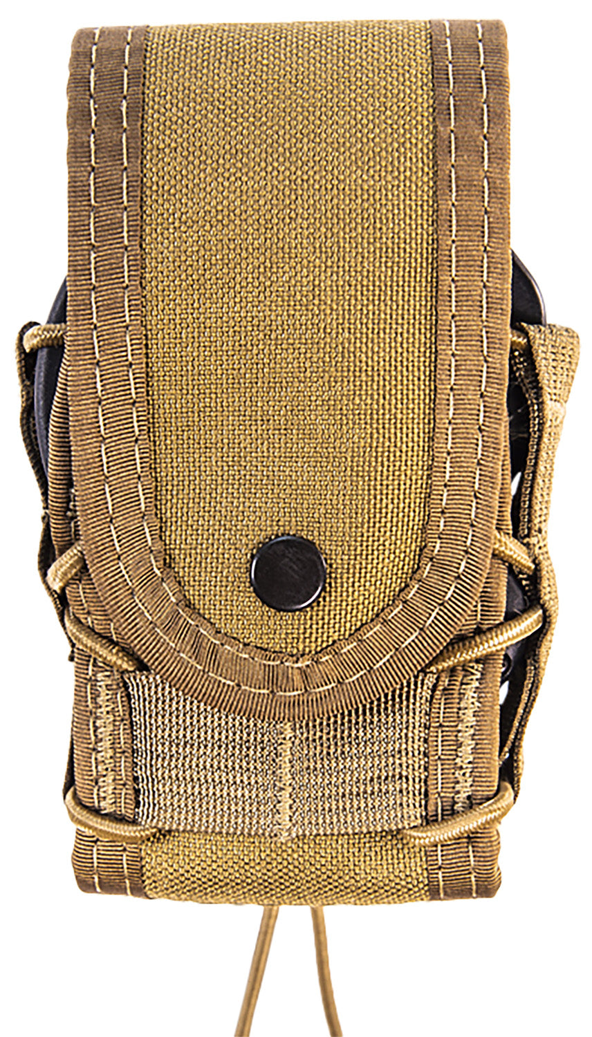 HSGI 10DC00CB Covered TACO Coyote Brown Nylon Belt-Mounted Handcuff Pouch