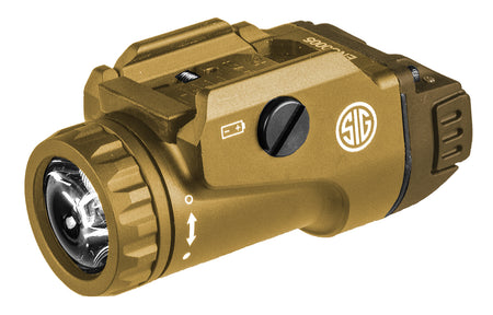 Sig Sauer Foxtrot1X Flat Dark Earth 450-Lumen White LED Rail-Mounted Handgun Light