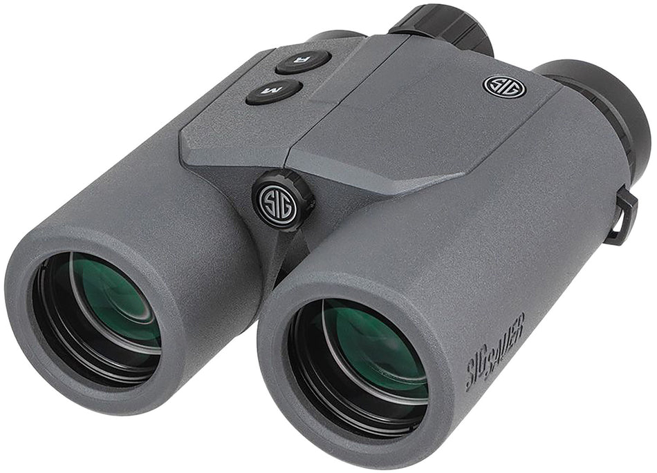 Sig Sauer Canyon 10x42mm Binocular with Rangefinder Illuminated Circle/Red Dot Reticle Black