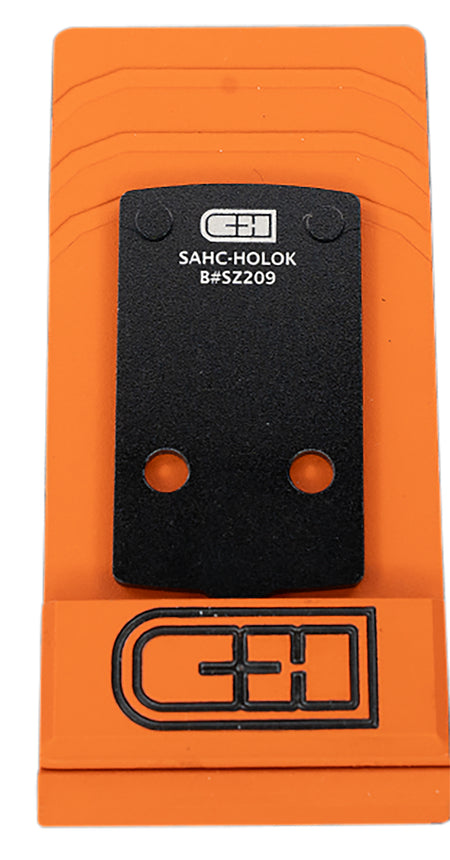C&H Precision Springfield Hellcat Black Anodized Optic Mounting Plate, Holosun 407K/507K/RMSc Pattern