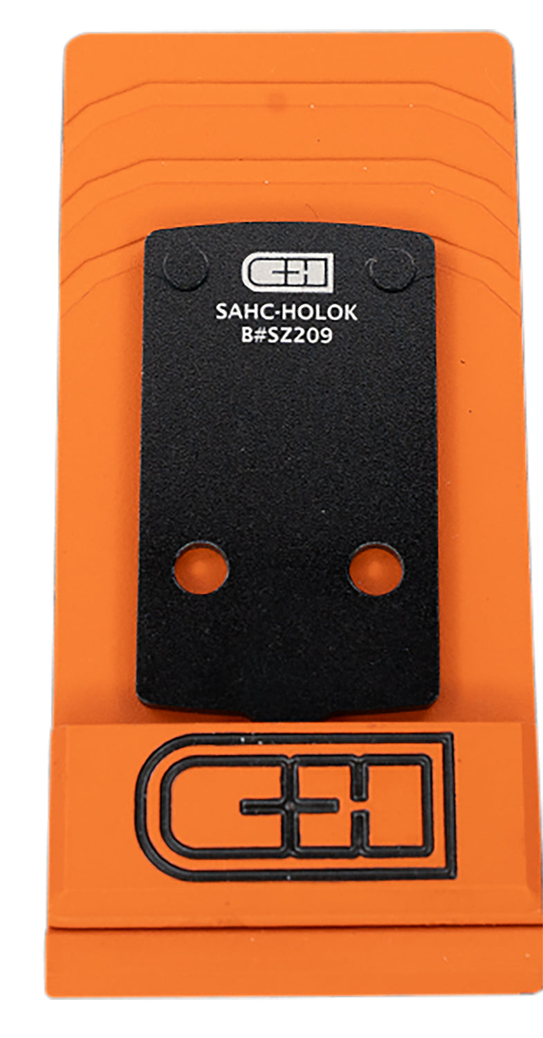 C&H Precision Springfield Hellcat Black Anodized Optic Mounting Plate, Holosun 407K/507K/RMSc Pattern