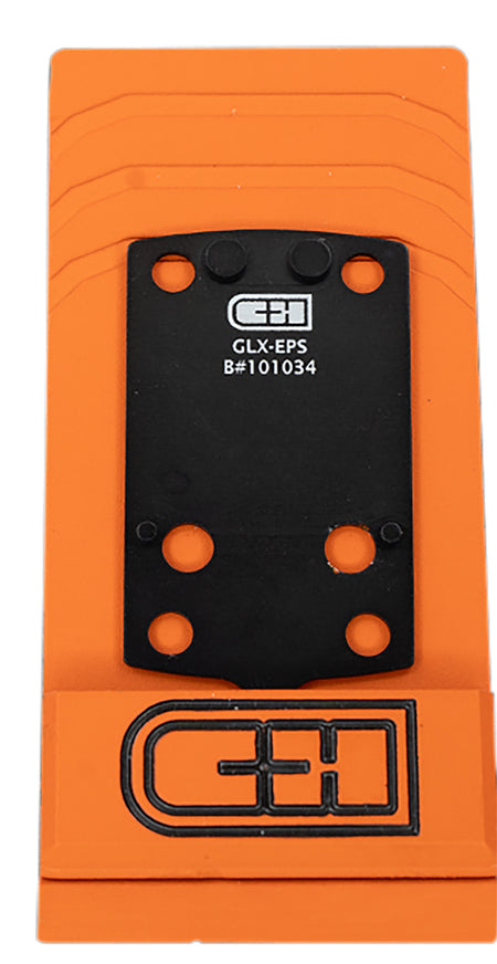 C&H Precision V4 MIL/LEO Glock Optic Mount Plate for Holosun EPS Footprint Anodized Black