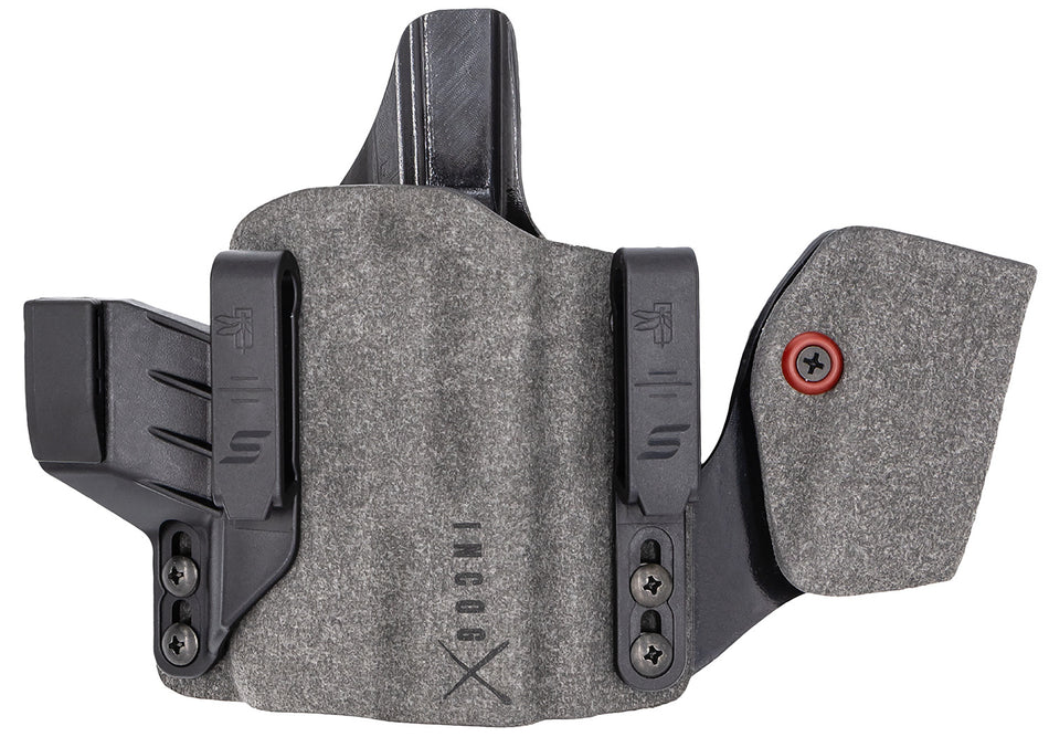 Safariland INCOG0895A0CX261MC IncogX IWB Holster Mag Caddy Boltaron Belt Clip Glock 43X/48 RH