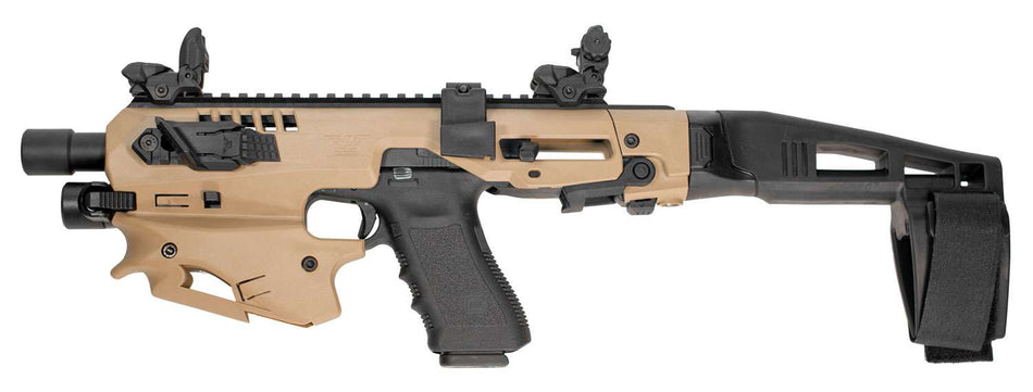 CAA MCK Glock 20/21 Tan FDE Adv Kit Long Stabilizer Pistol Conversion