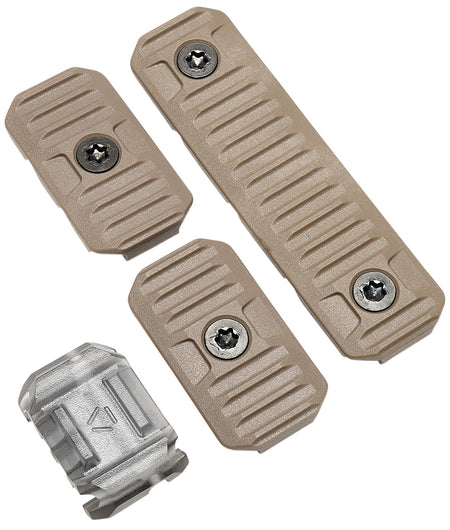 Strike Industries NGSW ARCMSRAIL Wire Management Rail Kit Tan for M-7/M-250
