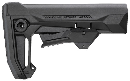 Strike Industries STRIKEESMOD2BK Black Polymer MOD2 Rifle Stock for AR Style Buffer Tubes