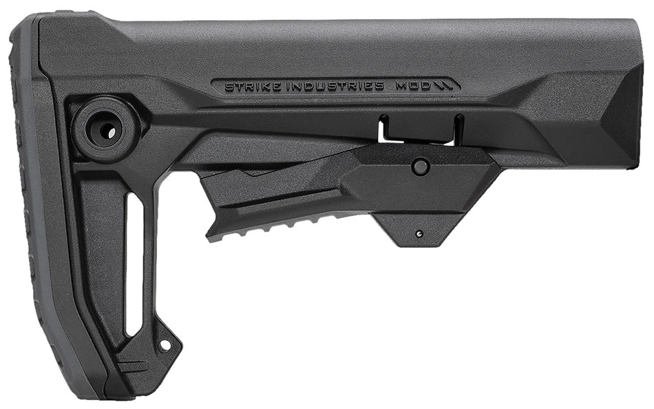 Strike Industries STRIKEESMOD2BK Black Polymer MOD2 Rifle Stock for AR Style Buffer Tubes