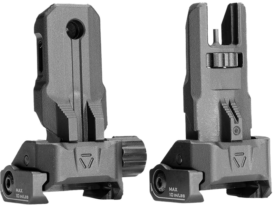 Strike Industries Strike Polymer Backup Sights Black Flip-Up AR-15 BUIS
