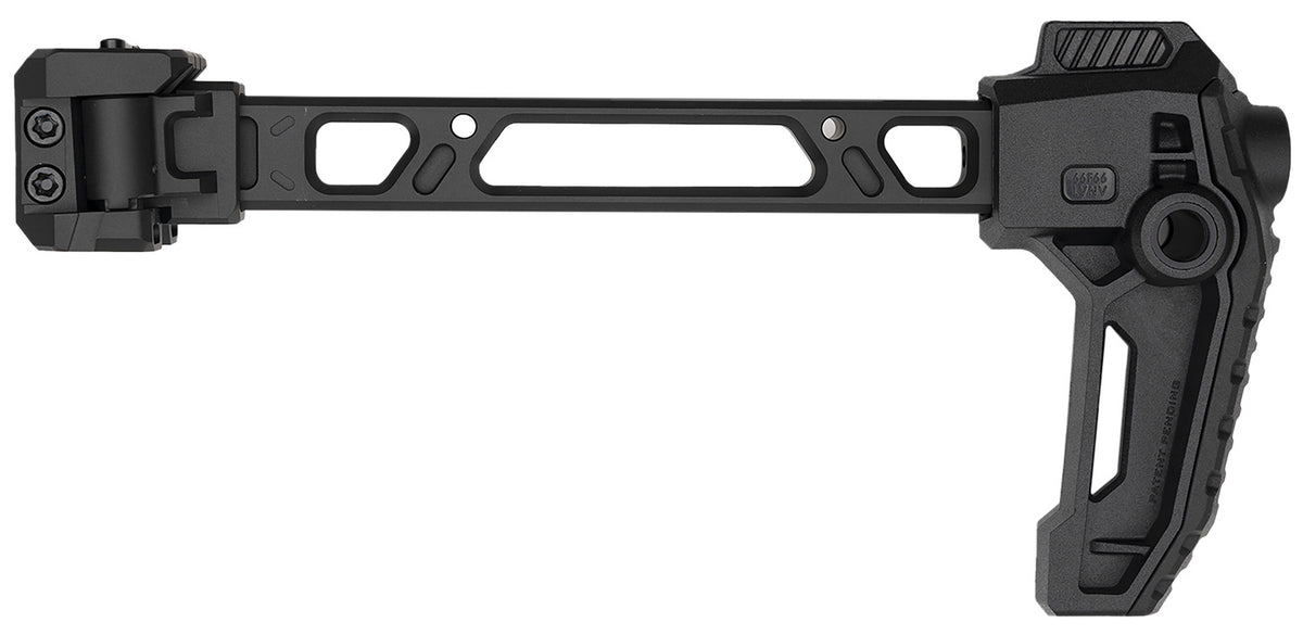 Strike Industries Black Dual Folding Adapter for Stocks and Braces 1913 Picatinny Rail Interface 9.44"