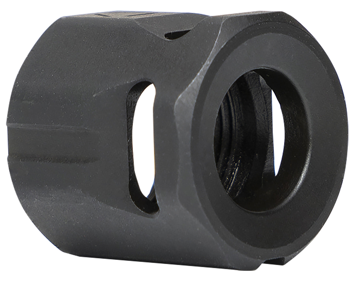 Strike Industries Black Steel Micro Circle Threaded Compensator 1/2x28 9mm/357 SIG