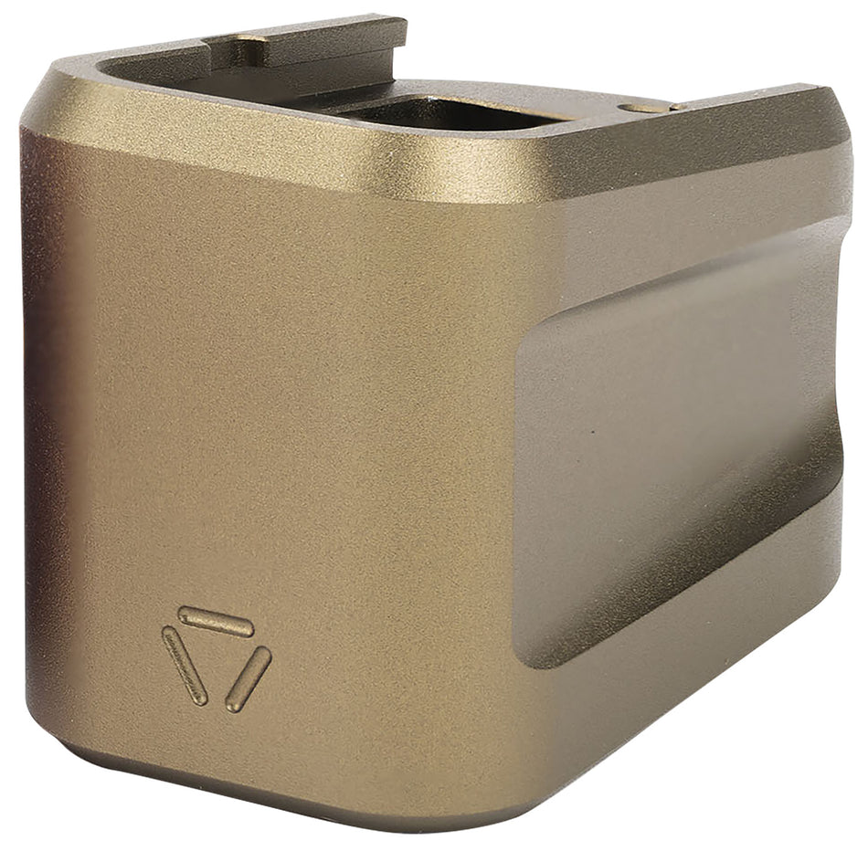 Strike Industries FDE 6061-T6 Aluminum Extended Magazine Plate for Glock G19