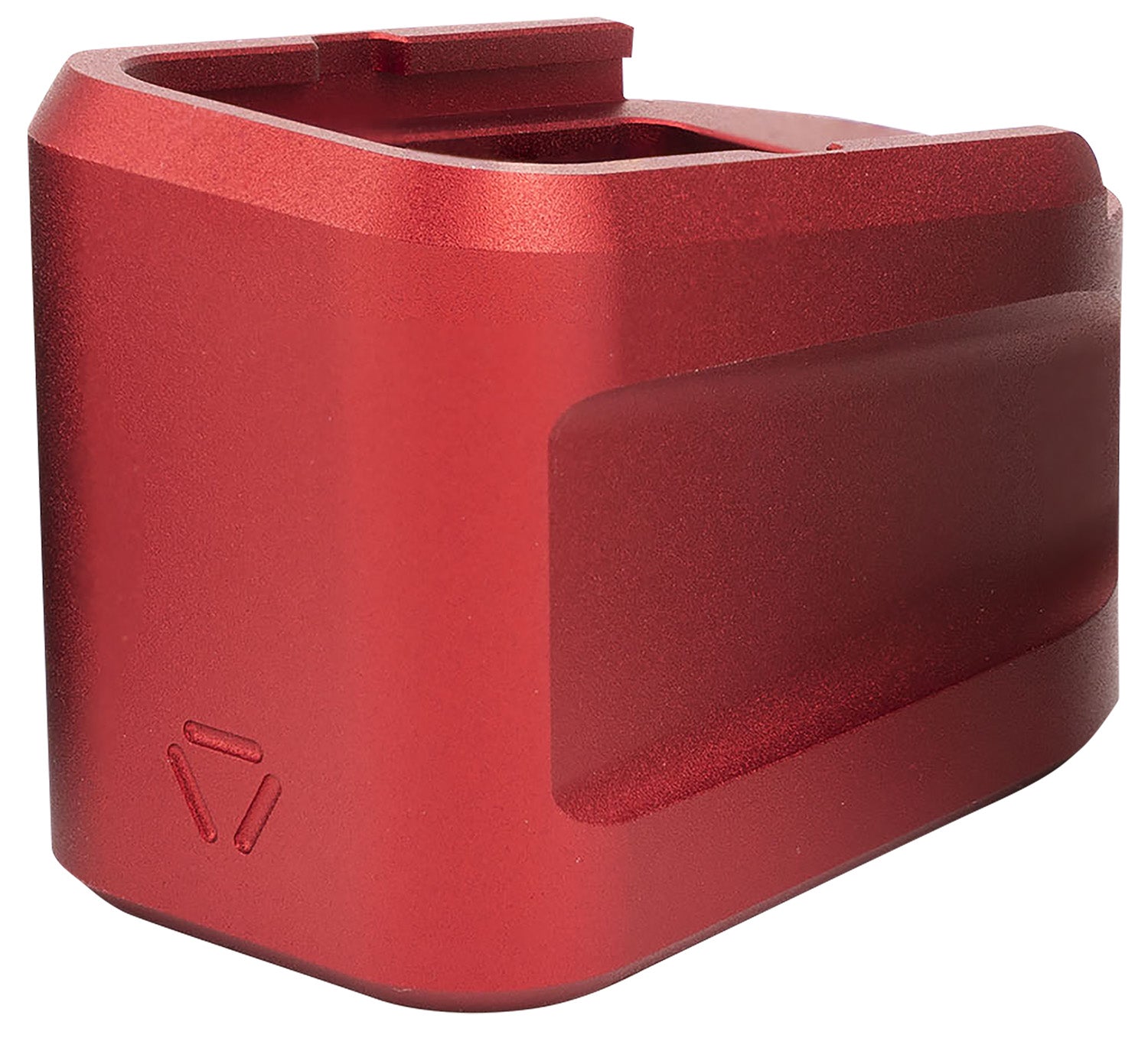 Strike Industries Red 6061-T6 Aluminum Extended Magazine Plate for Glock G19