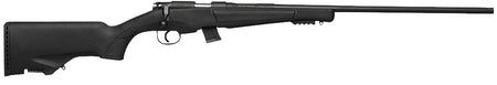 Escort HE22LR2502BK 22LR 22 LR 10+1 25" Black Threaded Barrel, Black Steel Grooved Receiver, Picatinny Rail Forend, Black Fixed w/Storage Synthetic Stock