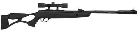 Hatsan AirTact .177 Caliber Break Barrel Pellet Rifle QuietEnergy Technology Black Lightweight Skeleton Stock